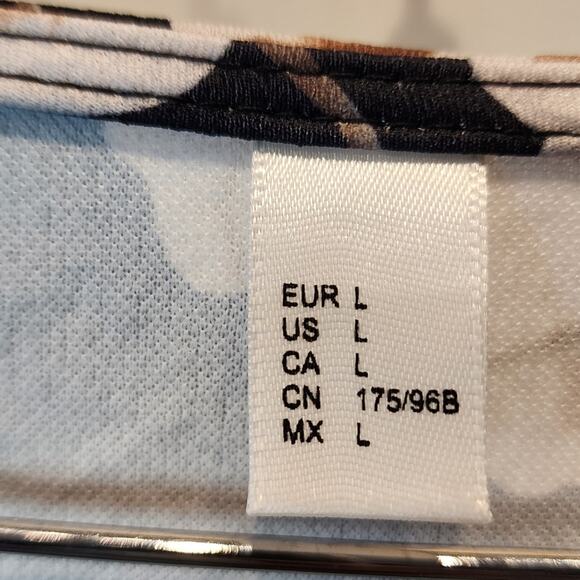 New Floral Dress V- Neck Wrap Dress Bodycon Belted Women's Size M - Picture 4 of 7